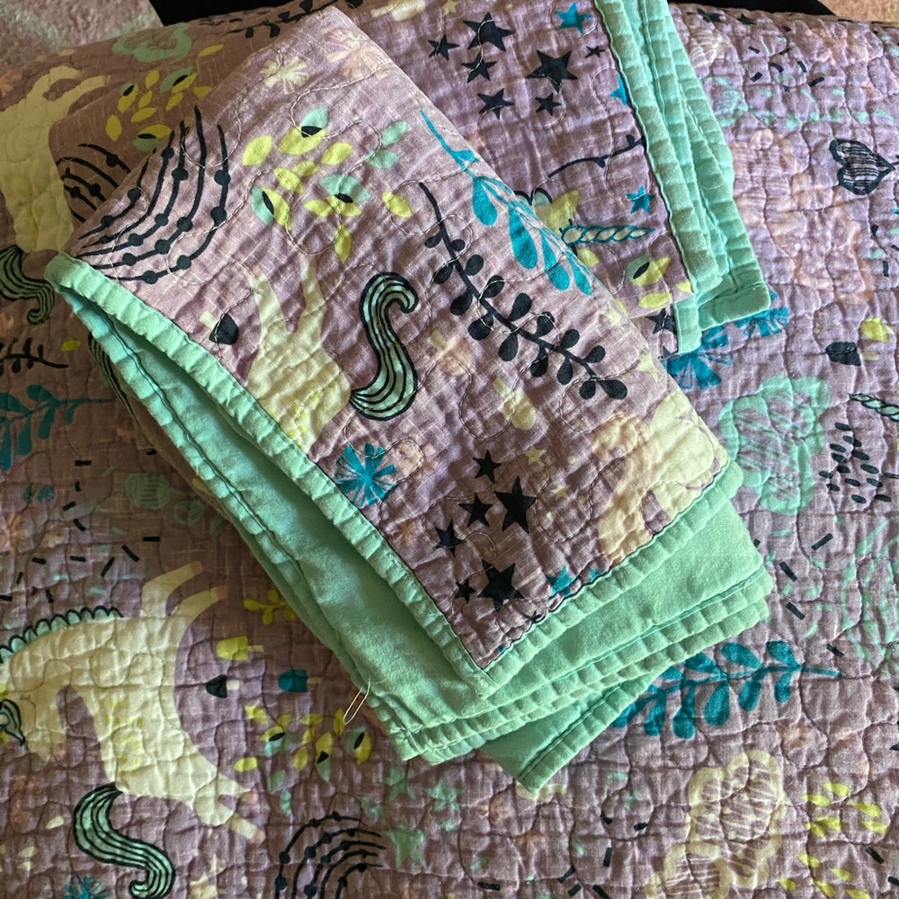 Urban Habitat Kids Ella Unicorn Cotton Reversible Set